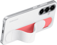 Samsung Standing Grip Case für Galaxy S25 White Taschen & Hüllen - Smartphone