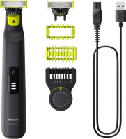 Philips Shaver OneBlade Pro QP6542 15 Face&Body Black Schwarz (QP6542/15)