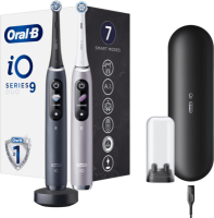 Oral-B iO Series 9 Duo Black Onyx/Rose Quartz Zahnbürste