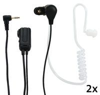 Alecto FRH-10 DUO - Headset - In-ear - Blueberry - Transparent - Monaural - Buttons - Black