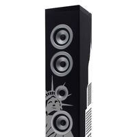 ICES Speakertower mit Bluetooth®, PLL FM Radio, USB- und SD-Player