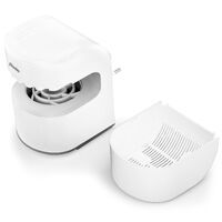 Alecto Insektenlampe Wirksam gegen Stechmücken, Fliegen und andere fliegende Insekten Plug and Play Weiß