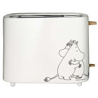 MOOMIN Keramik-Toaster, 2 Scheiben, 875W, weiß