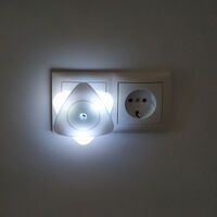 Alecto Automatisches LED-Nachtlicht Weiß