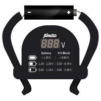 Alecto Batterietestgerät für AA-AAA-C-D-9V (PP3)-Knopfzelle