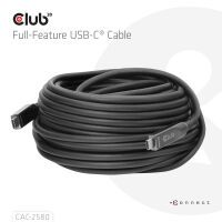 Club 3D Club3D USB-C AOC-Kabel  8K/ 10Gbps/ 60W  15m           St/St (CAC-2580)