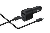 Samsung KFZ-Ladegerät USB-C 45W/USB 15W schwarz