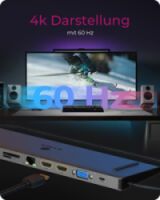Icy Box Dockingstation IcyBox USB-C   -> HDMI/VGA/USB-A/USB-C/3,5mm (IB-DK2106A-CPD)