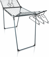 Leifheit Waschmaschinen-Zubehör 81695 - Standtrockner Pegasus 200 Solid schwarz/ anthrazit