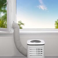 Nedis Multipack AC Scheibendichtung / Dichtungsart: Reißverschluss / Geeignet für Fenstertyp: Fenster drehen / negen / Fenster linkshändig / Fenster rechtshändig / Unten hängendes Fenster - 5 Stück