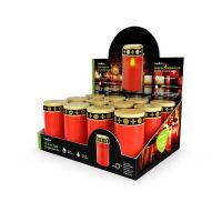 Nedis Multipack LED-Grablicht / Zähler Display / Anzahl der Lampen in der Verpackung: 12 Stück / Realistischer Flackereffekt / Timerfunktion: 6 Stunden an/18 Stunden aus - 12 Stück