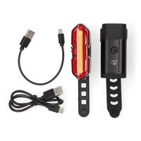 Nedis Multipack Fahrrad-Licht / Batteriebetrieben / 5 V DC / 3 W / Wiederaufladbar / 400 lm / 4.5 lm / 100 m / 110 ° - 12 Stück