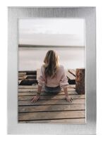 Hama Riva silber           13x18 Portrait Metall           193110 Portrait- und Minirahmen