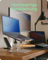 ICY BOX IB-NH300 - Notebook stand - Silver - Aluminium - Silicone - 43.2 cm (17") - 3 kg - 15 cm