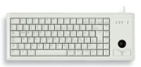 Cherry Slim Line Compact-Keyboard G84-4400 - Keyboard - Laser - 84 keys QWERTZ - Gray