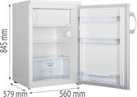 Gorenje Großgeräte TISCH-KÜHLSCHRANK M GF 120L (RB49CPW           WS)