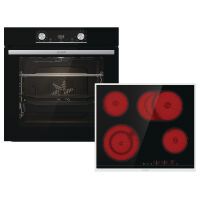 Gorenje Herd Set Black Steam 738885| BOSX 6737 E06BG+ ECT 43 X