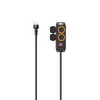 Hama Steckdosenleiste 2-fach 2m sw (223062)