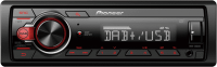 Pioneer MVH-130DAB - Black - Red - 1 DIN - 200 W - 50 W - Android - Rotary