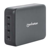 MANHATTAN 4-Port GaN USB Power Delivery-Ladestation 240W (102667)