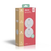 Alecto Stand-Alone-Rauchmelder mit 1-Jahres-Batterie 2 Stück
