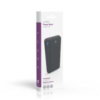 Nedis powerbank / 10000 mAh / 1.5 / 1.67 / 2.0 / 2.22 / 3.0 A / Anzahl der Ausgänge: 3 / Geräteausgangsanschluss: 1x USB-C™ / 2x USB-A / Geräteeingangsanschluss: 1x USB-C™ / PD3.0 20W / Lithium-Polymer / Display