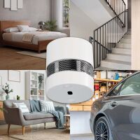 Alecto Mini-Rauchmelder mit 10 Jahren Batterie- und Sensorlaufzeit 3er-Pack Weiß