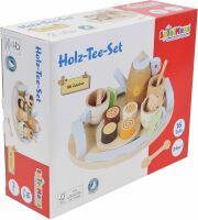 VEDES Großhandel GmbH - Ware SpielMaus Küche Holz Tee-Set, 16-teilig