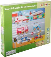 VEDES Großhandel GmbH - Ware SpielMaus Holz Sound Holzpuzzle Straßenverkehr