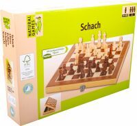 VEDES Großhandel GmbH - Ware Natural Games Schachkassette dunkel 29x29 cm