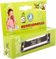 VEDES Großhandel GmbH - Ware Boogie Bee Mundharmonika Metall, 10,5 cm
