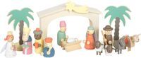 small foot GmbH&Co. KG Spielset Holzkrippe Weihnachtsgeschichte