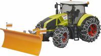 bruder 03018 Claas Axion 950 mit Schneeketten und Räumschild