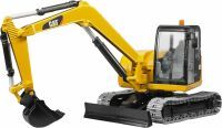 Bruder Cat Mini Excavator - Black,Yellow - Excavator model - Plastic - 1:16 - Cat - Not for children under 36 months