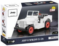 COBI Jeep Willys CJ-2A, weiß Scale 1:35