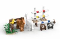 Dark Side Bricks GmbH Kiddicraft KC1105 Pferde auf dem Reitplatz