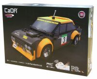 Jamara e.K. CaDA Fiat Abarth 131 1:20 schwarz 2,4GHz Bricks