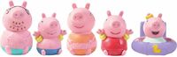 TOMY Peppa & Familie Badespritzer 5er Set