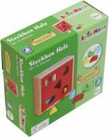 VEDES Großhandel GmbH - Ware SpielMaus Holz Steckbox 15 Steine
