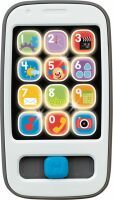 Mattel Fisher-Price Lernspaß Smartphone Musiklernspielzeug für Babys, grau, deutsche Version