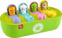 Mattel Fisher-Price FP Pets Pop-up-Aktivitätsspielzeug für Feinmotorik, entwicklungsförderndes Spiel