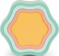 bieco GmbH Silikon Stapelturm Blume Tropical Vibes 4-tlg.