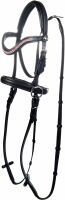 HKM Sports Equipment GmbH Gebisslose Trense -Funny Horses- für Holzpferde schwarz/pink Shetty