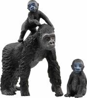 Schleich WL Flachland Gorilla Familie 42601