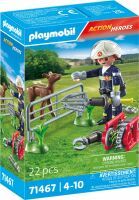 PLAYMOBIL 71467 Feuerwehr-Tierrettung