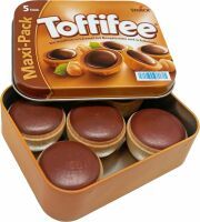 Tanner Toffifee in der Metalldose
