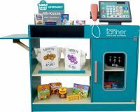 Tanner Moderne Supermarkt Theke aus Holz mit integriertem Kassensystem