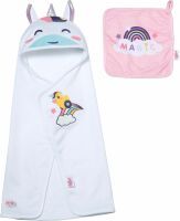 Zapf BABY born Kapuzenhandtuch Set
