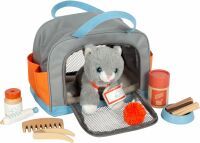 small foot Katze mit Tasche und Pflege-Set
