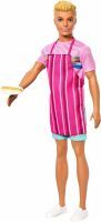 Mattel Barbie Mysteries: Beach Detectives Ken-Puppe mit unverkennbarem Outfit und Zubehörteilen zum 